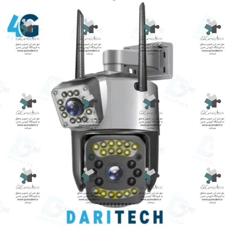 دوربین مدار بسته اسپید دام ۶ مگاپیکسل دو لنز سیمکارتی مدل SC02-4G