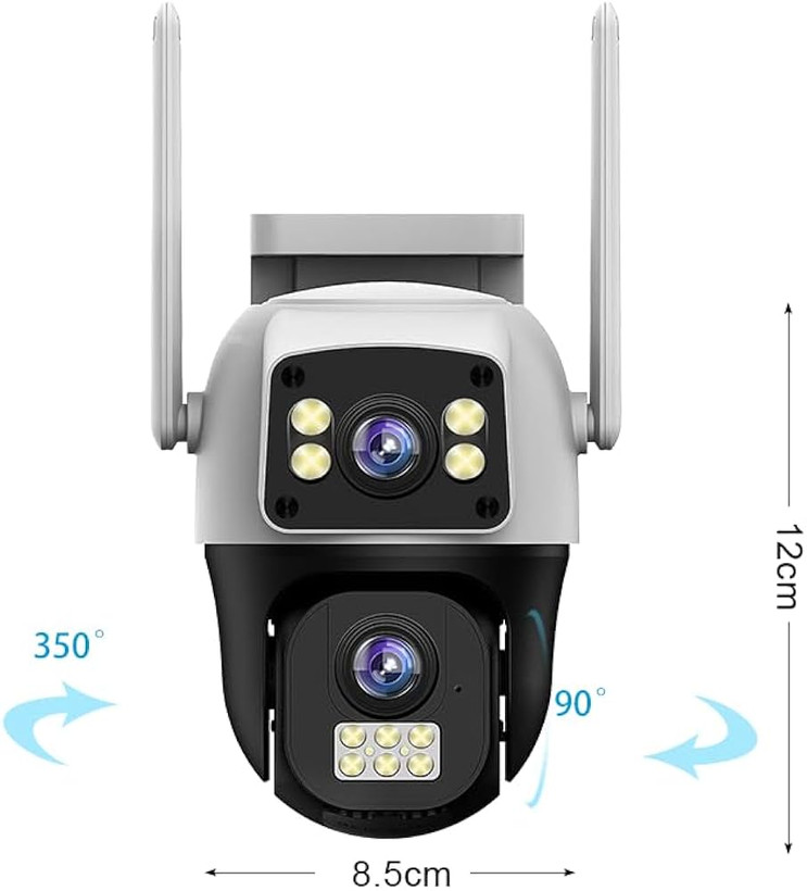 دوربین چرخشی سیمکارت خور دو لنز 8 مگاپیکسل NEW