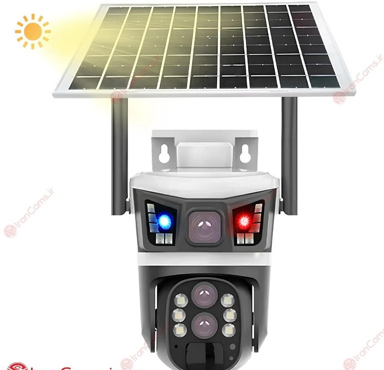 دوربین مینی اسپیددام خورشیدی سیمکارت خور زوم اوپتیکال دار